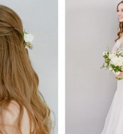 What are the different wedding hairstyle ideas for long hair?